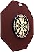 Dart-Stop 36 inch Burgundy Octagon Pro Dart Board Back Board | Wall Protector | Dartboard Surround