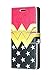 Galaxy S7 Case Wallet, DURARMOR® Wonder Woman Premium PU Leather Folio Wallet with ID, Credit Card, Cash Slots Flip Stand Wrist Strap Cover Protector Carrying Case for Samsung Galaxy S7