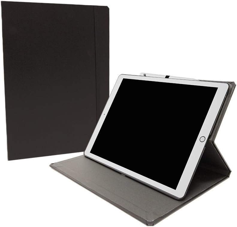 DODOcase IP711001 iPad Pro 12.9" Case, Black with Charcoal Interior