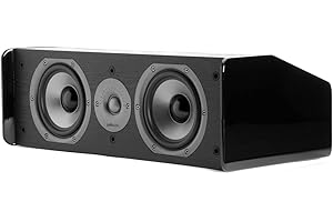 Polk Audio CS10 Center Channel Speaker (Single, Black)