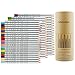 Soucolor 72 Colored Pencils Marco Raffine Coloring Drawing Pencils for Adult Coloring Books Artwork Office Art