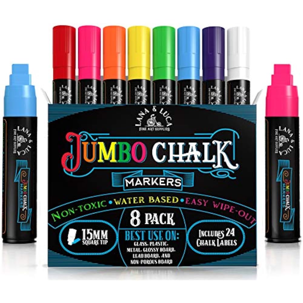 Liquid Chalk Markers Blackboards Car Window Markers Dry