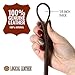 Logical Leather 6 Foot Dog Leash - Best for Training - Best Water Resistant Heavy Full Grain Leather Lead - Brown