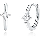 Me&Hz Gold Huggie Earrings Small Huggie Hoop Earrings for Women 14K Gold Plated Hypoallergenic Cubic Zirconia Huggies Mini Silver Hoop Earring for Women