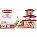 Rubbermaid Premier - 30 Piece Set - BPA Free - Resists Stains and Red Easy-Find-Lids, 2014 Newest RED Lids version