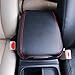 BEHAVE Car Armrest Cover Saver, 1 Piece Armrest Cover Fit for Honda CRV 2013 2014 2015 2016 Central Console Armrest Box CRV (Black with Red Stitches)