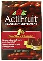 Enzymatic Therapy Actifruit Cranberry Supplement With Cran-max, 500 mg, 20 Soft Chews, Boxes (Pack of 2)
