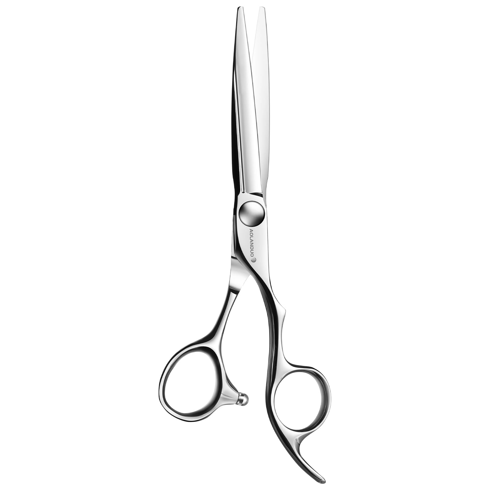 AOLANDUO 6-Inch Professional Hair Shears – Japanese VG10 Steel, True Convex Edge, Decorative Outer Groove, CNC Precision, Offset Handle – Lightweight Salon Scissors for All Hair Types