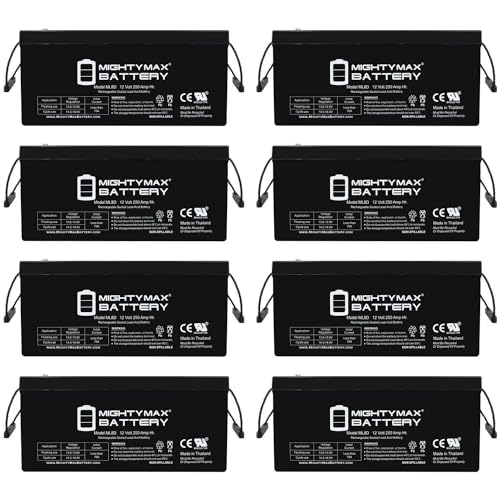 Mighty Max Battery 12V 250Ah 8-Pack