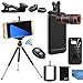 EEEKit 5in1 Photo Kit for Samsung Galaxy S7 Edge,Slim Fit Premium Case Cover + Focus Telescope Lens + Mini Tripod,Bluetooth Control + Marco Wide Angle FishEye Lens