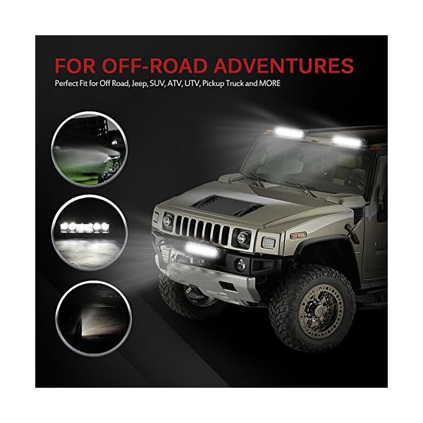 MICTUNING-SR-Mini-Series-8-30W-Single-Row-CREE-LED-Light-Bar-COMBO-Spot-Flood-2700lm-400m-Visibility