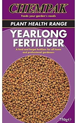 Chempak Slow Release Feed & Forget Garden Plant Yearlong Fertiliser 1 x 750g Pack