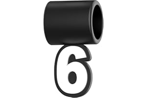 Willtok Premium Number 0-9 Pendant for Baseball Necklace, You Pick 0-9 Pendant for Sports Fan Necklaces, Highly Recommended for Three Colors Braided Rope Tornado Necklace