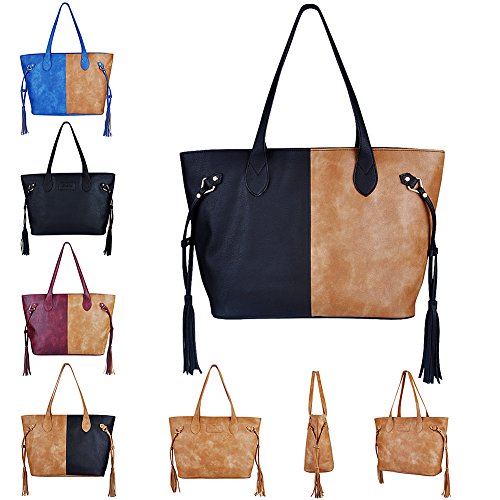 Zmsnow Fashion Tote Handbags Pu Leather Shoulder Bag For Women