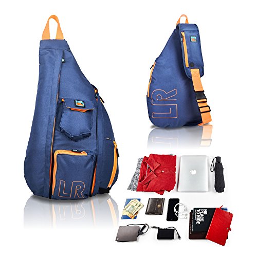 Crossbody Sling Bag Over Shoulder Backpack for Men & Women with