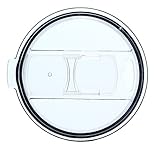 KOBWA Spill and Splash Resistant Lid with Slider Closure for Yeti Rambler, RTIC Tumblers 30 Oz. Tumblers Replacement Lid