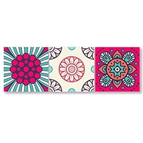 3 Piece Canvas Wall Art-National Pattern-Canvas Prints Home Artwork Decoration for Living Room,Bedroom - 12"x12"x3 Panels