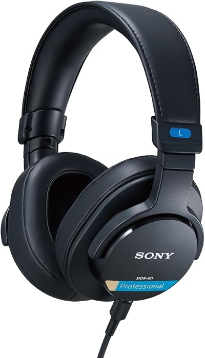 Sony MDR M1 Studio Closed Back Headphones 5 Hz-80 kHz 216g Black