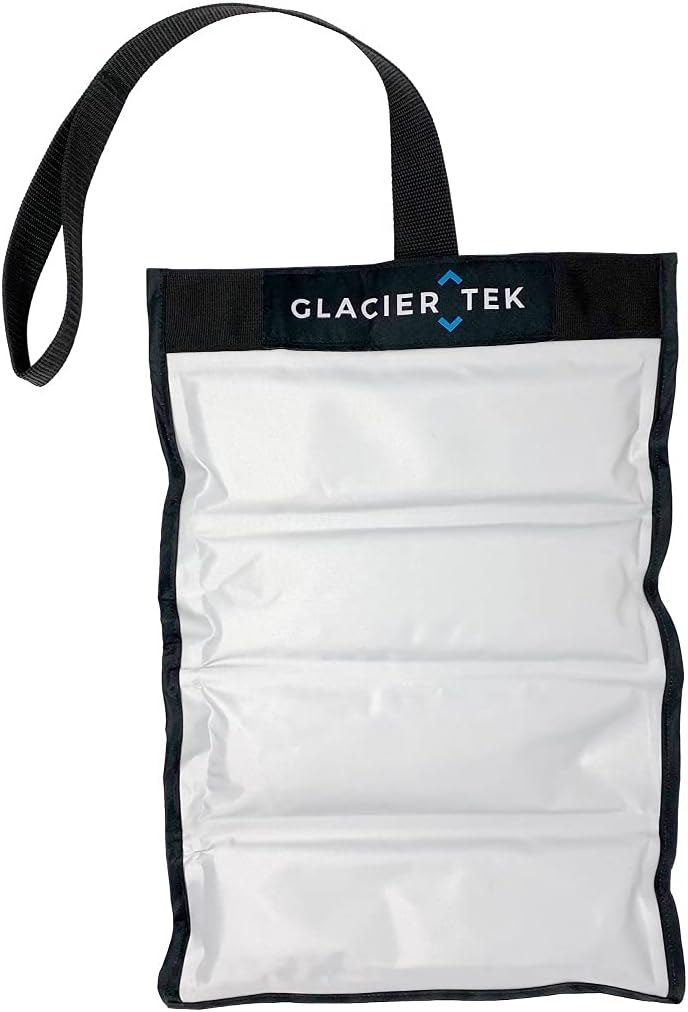 Glacier Tek Stadium Pad Cooling Cushion 17.5" x 12", 38 oz - Portable Nylon Cushion with Biobased Phase Change Cooling Technology - Outdoor & Indoor Use : Sports & Outdoors