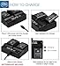 BM Premium EN-EL23 USB Dual Battery Charger for Nikon Coolpix B700, P900, P600, P610, S810c Digital Camera (MH-67P Replacement)