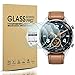 Diruite 4-Pack for Huawei Watch GT Tempered Glass Screen Protector [2.5D 9H Hardness] [Anti-Scratch] [Perfectly Fit] - Permanent Warranty Replacement