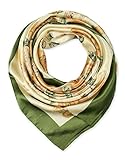 corciova Women's Fashion Pattern Large Square Satin Headscarf Headdress 90cm