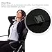 Mesh Lumbar Pillow Lower Back Supporter w/Spine Huggar Design - Portable Low & Mid Adjustable, Memory Foam Chiropractic Support for Office, Gaming Chairs & Automobile Seats by Compact Technologies