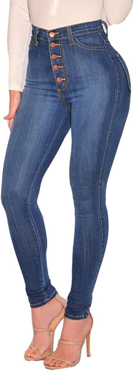 VICVIK High Waisted Sexy Skinny Jeans for Women Slim Big Hip Jeans High Waisted Stylish Denim Pants