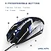 AIRFOX GS2000 Gaming Mouse with 7 Soothing LED Colors, 3200 Adjustable DPI 4 Levels, 6 Buttons Ergonomic, PRO Wired Gaming Mouse for PC