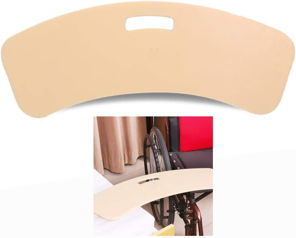 Transfer Board, Curved Transfer Board for Wheelchairs, Rotating Seat