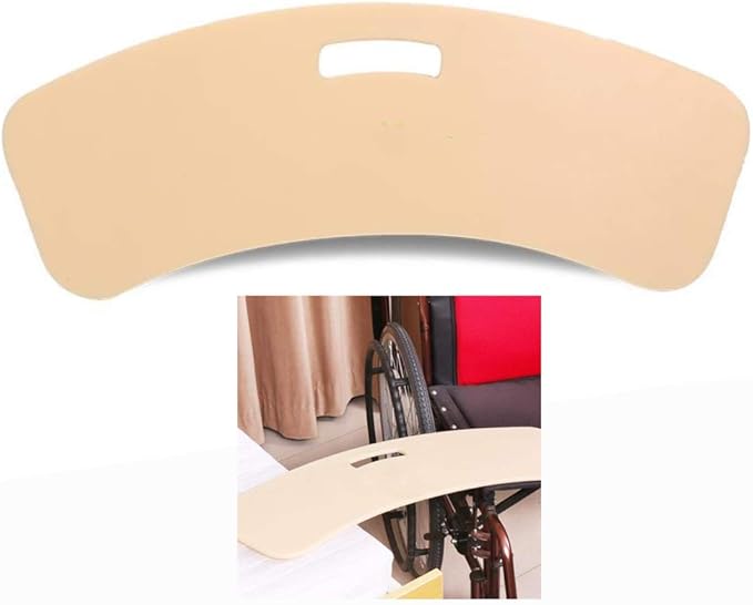 Transfer Board, Curved Transfer Board for Wheelchairs, Rotating Seat