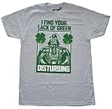 Star Wars Darth Vader Lack of Green St Paddys Day Adult Sized T-shirt