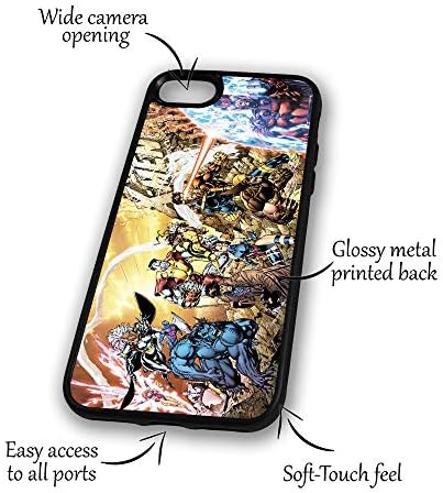 X Men Superhero Comic Books Xavier Mutants Wolverine Storm Cyclops Colossus Gambit Rogue Hard Clip Phone Case Cover for Samsung Galaxy S9 Plus Black