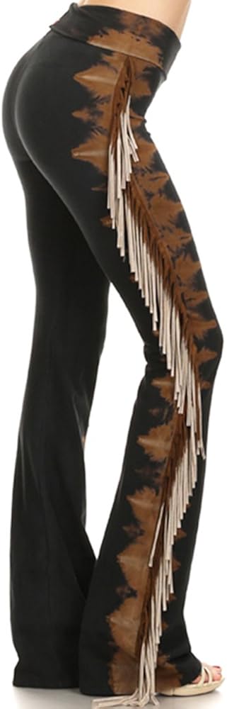 t party fringe yoga pants