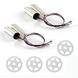 Czxin 4pcs Motor Set (Cw Ccw) + Gear Set Spare Parts for Wltoys Jjrc V686 V686k V686g FPV Rc Quadcopter Drone
