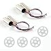 Czxin 4pcs Motor Set (Cw Ccw) + Gear Set Spare Parts for Wltoys Jjrc V686 V686k V686g FPV Rc Quadcopter Drone