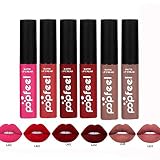 Matte Lipstick Set, Waterproof Long Lasting Liquid Lipsticks Non-Stick Cup Lipstick Set (6 colors)