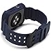 Camyse Compatible Apple Watch Band 42mm Case, Shockproof Rugged Protective Cover with Bands Stainless Steel Clasp for iWatch Apple Watch Series 3, 2, 1 Sport Edition for Men Women Grils Boys - Blue