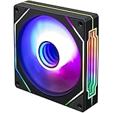 KINGWIN KWI-FAN01 ARGB Infinity Mirror Hydraulic Bearing 120MM CASE Fan - Black