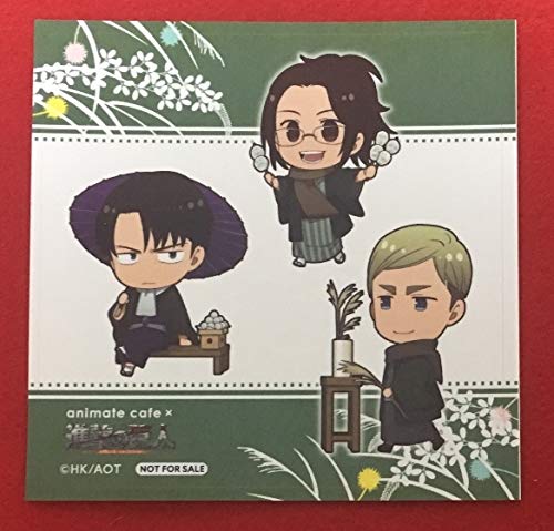 進撃の巨人 アニメイトカフェ ステッカー リヴァイ エルヴィン ハンジの買取価格 相場 高価買取なら買取一括比較のウリドキ