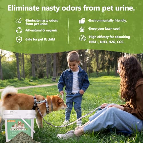 BACKYARD DEODORIZER,10 LBS YARD ODOR ELIMINATOR,ELIMINATES STOOL AND URINE ODOR ON POTTY PATCHES,ARTIFICIAL TURF,GRASS,LAWNS,PATIOS,CONCRETE&PLAYGROUNDS-CAT LITTER BOX ODOR ELIMINATOR & FRESHENER