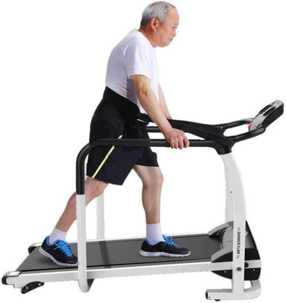 LAOHETLH Laufband Elektrische Laufbänder Heimrehabilitations Laufband Für Ältere Und Behinderte ...