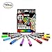 Board Geeks Liquid Chalk Markers for Chalkboards, Whiteboards, Black Boards, Glass, Metal, Vinyl, etc. | Reversible Tip (10 Pack Fine Tip)