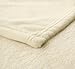 Exclusivo Mezcla Extra Large Fleece Throw Blanket for Couch, Sofa, 300GSM Super Soft and Warm Blankets, Ivory Throw All Season Use, Cozy, Plush, Lightweight, 50x70 Inches