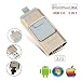 iOS USB Flash Drives for iphone 32GB [3-in-1] Lightning OTG Jump Drive, Marceloant External Micro USB Memory Storage Pen Drive, Encrypted Flash Memory Stick for iPhone, iPad, iPod, Mac, Android and PC primary