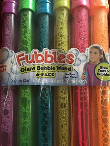 Fubbles Giant Bubble Wand 6-Pack