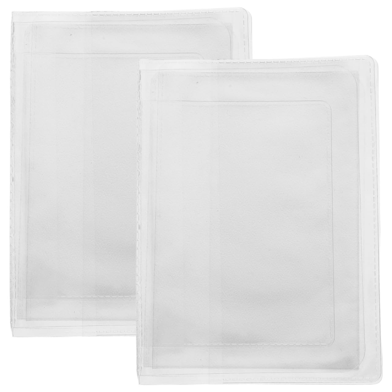 2Pcs Transparent Driving License Holder PVC Protective Sleeves for Easy Access and Organization of Id and Credit Cards