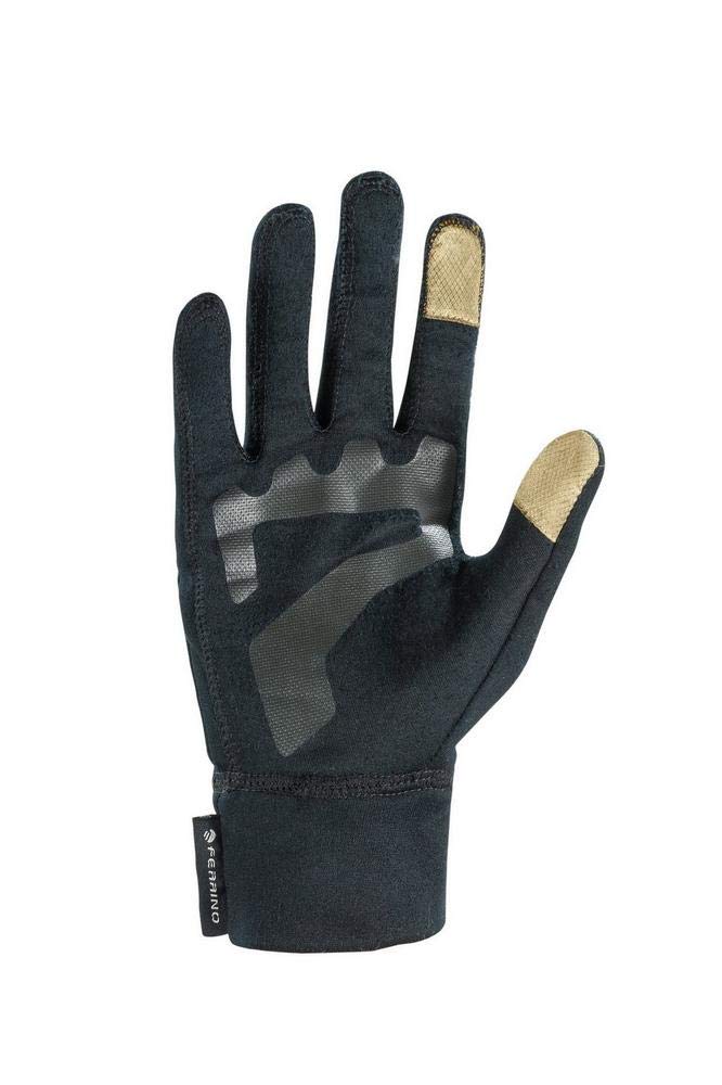 Ferrino Mercury Men's Tight Stretch Gloves, Black, XL
