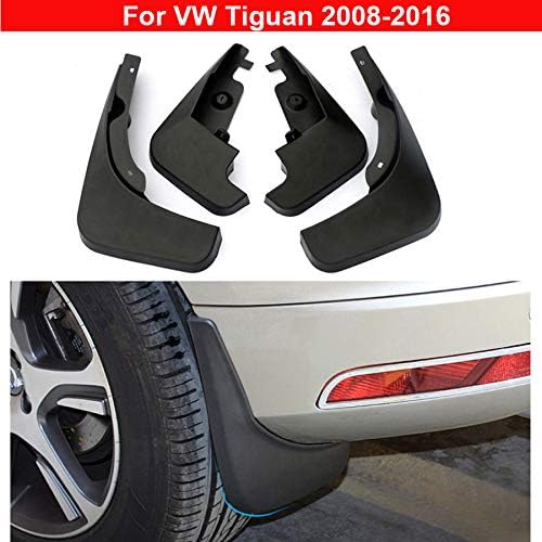4pcs Plastic Tire Mudguard Splash Guards Mud Flaps For Tiguan 2008 2009 2010 2011 2012 2013 2014 2015 2016