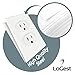 12-Pack LoGest Duplex 1-Gang White Wall Plates - Metal Steel - Home Electrical Outlet Cover - Port Replacement Receptacle - Faceplates Covers - Matching screws